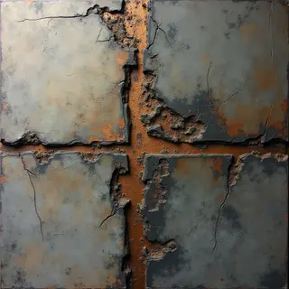 Gilded Fissures