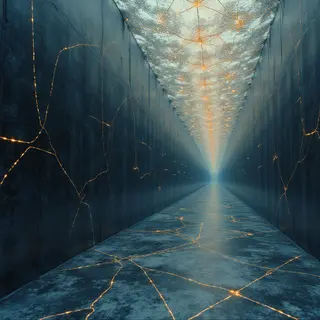 Indigo shadows deepened