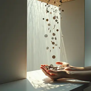 Cool metal flowed
