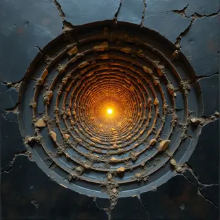 Concentric rings light